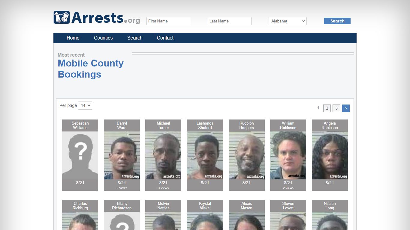 Mobile County Arrests and Inmate Search